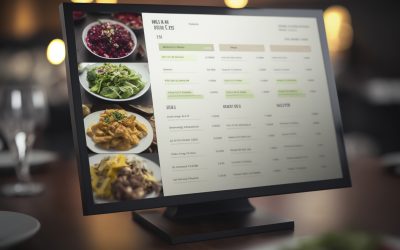 Tous les avantages d’un ecran d’affichage dynamique pour votre restaurant